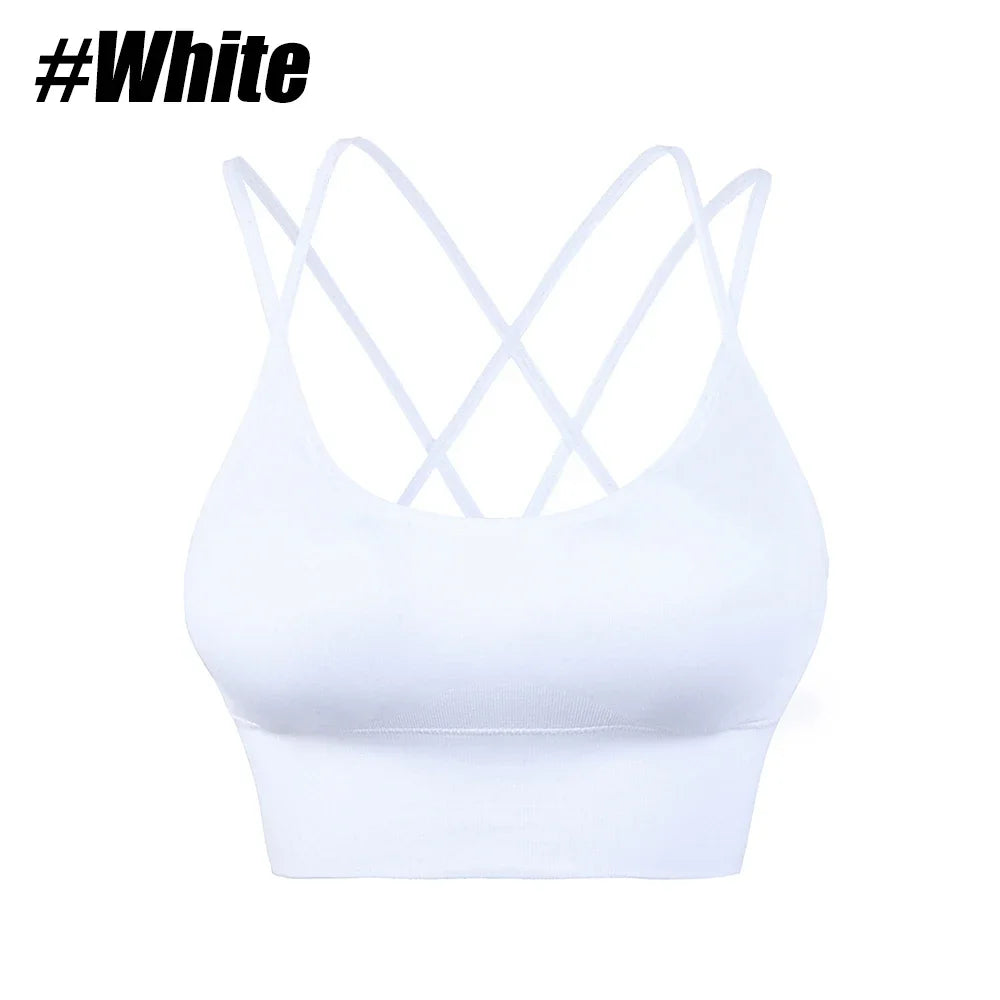 Soul Sanctuary Sports Bra – Women's Push-Up Cotton Gym & Yoga Top