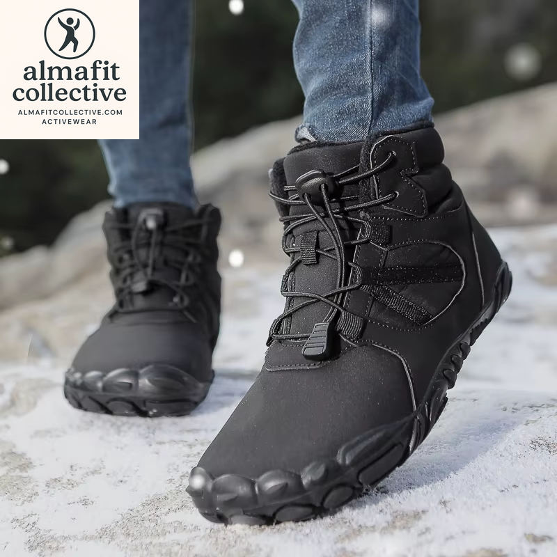 Barefoot Hiking Shoes – Wide Toe Box, Waterproof & Cold-Resistant, Breathable Unisex Fit