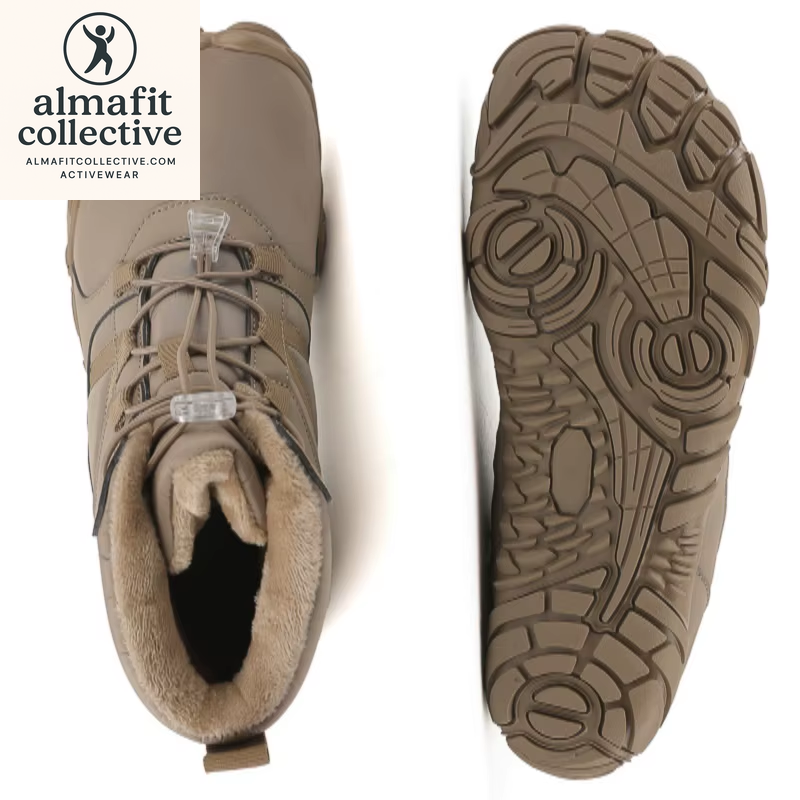 Barefoot Hiking Shoes – Wide Toe Box, Waterproof & Cold-Resistant, Breathable Unisex Fit