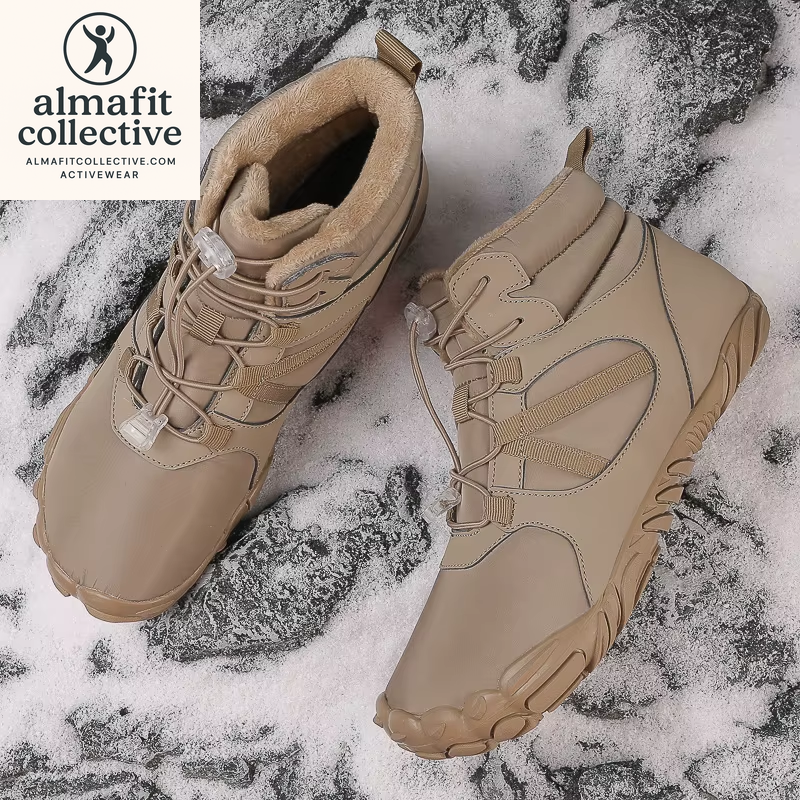 Barefoot Hiking Shoes – Wide Toe Box, Waterproof & Cold-Resistant, Breathable Unisex Fit