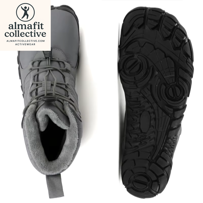 Barefoot Hiking Shoes – Wide Toe Box, Waterproof & Cold-Resistant, Breathable Unisex Fit